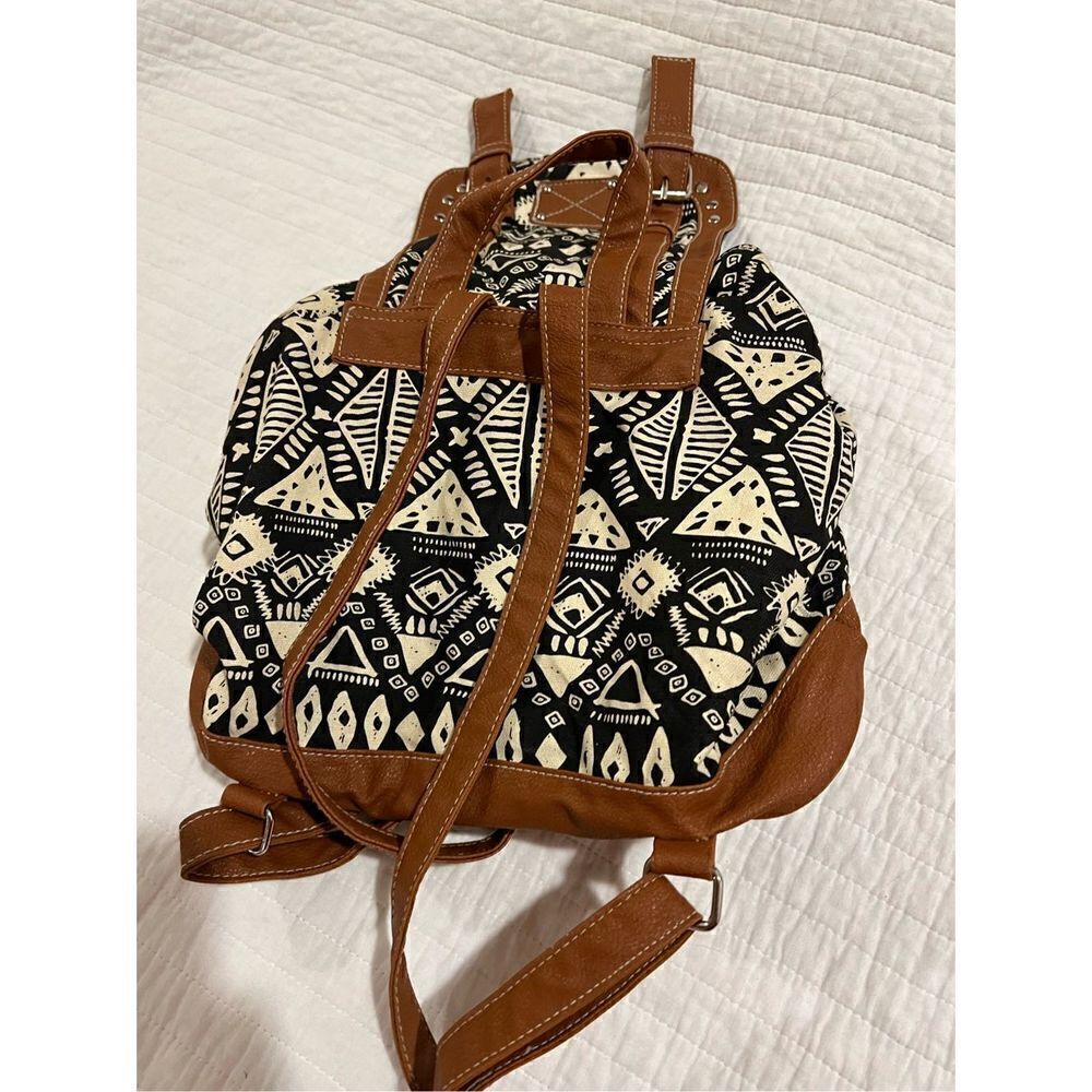 Boho Aztec Tribal print backpack - Picture 6 of 16
